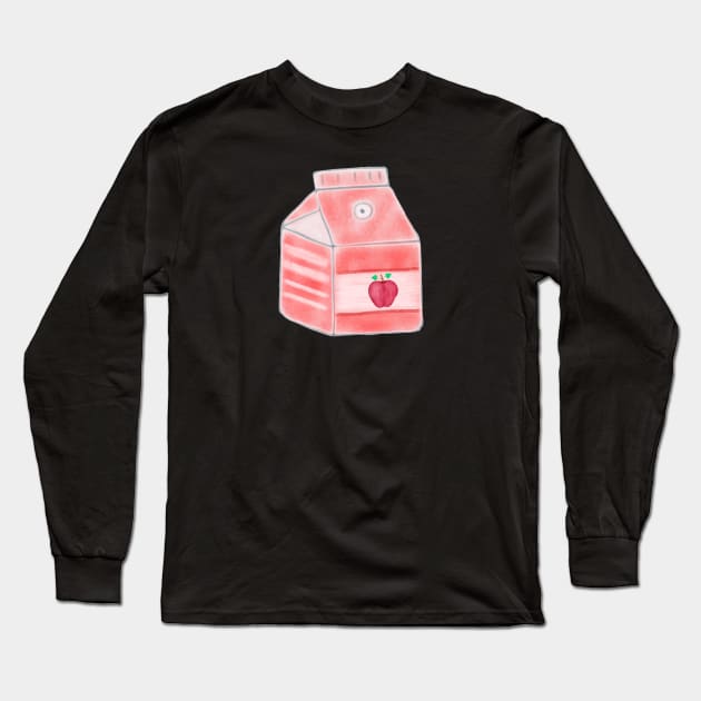 Drink Apple Long Sleeve T-Shirt by Aisiiyan